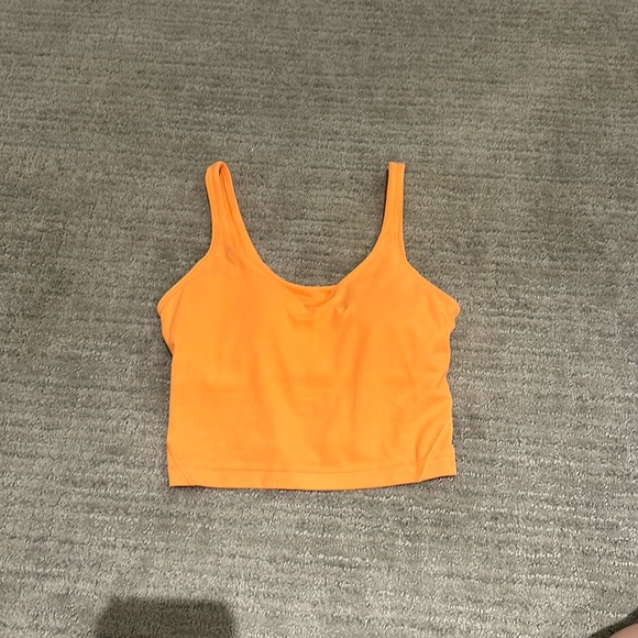 Bright orange LuLuLemon align tank top - Picture 1 of 2